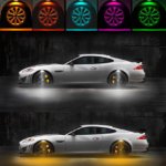 اضاءة اطارات سيارات محيطي