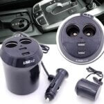 محول ولاعة وشاحن كوب