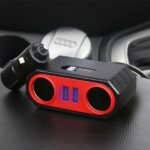 محول ولاعة وشاحن مزدوج