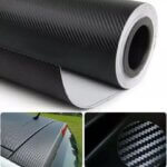 ستيكر كاربون فايبر 2D اسود مطفي Car Wrap 1.27*25m